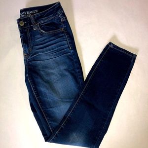 American Eagle Outfitters Dark Hi-rise Jeggings